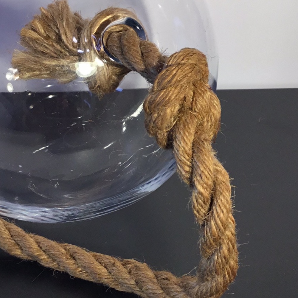Large Hanging Globe Terrarium With Rope Hanger - Picture 8 of 16